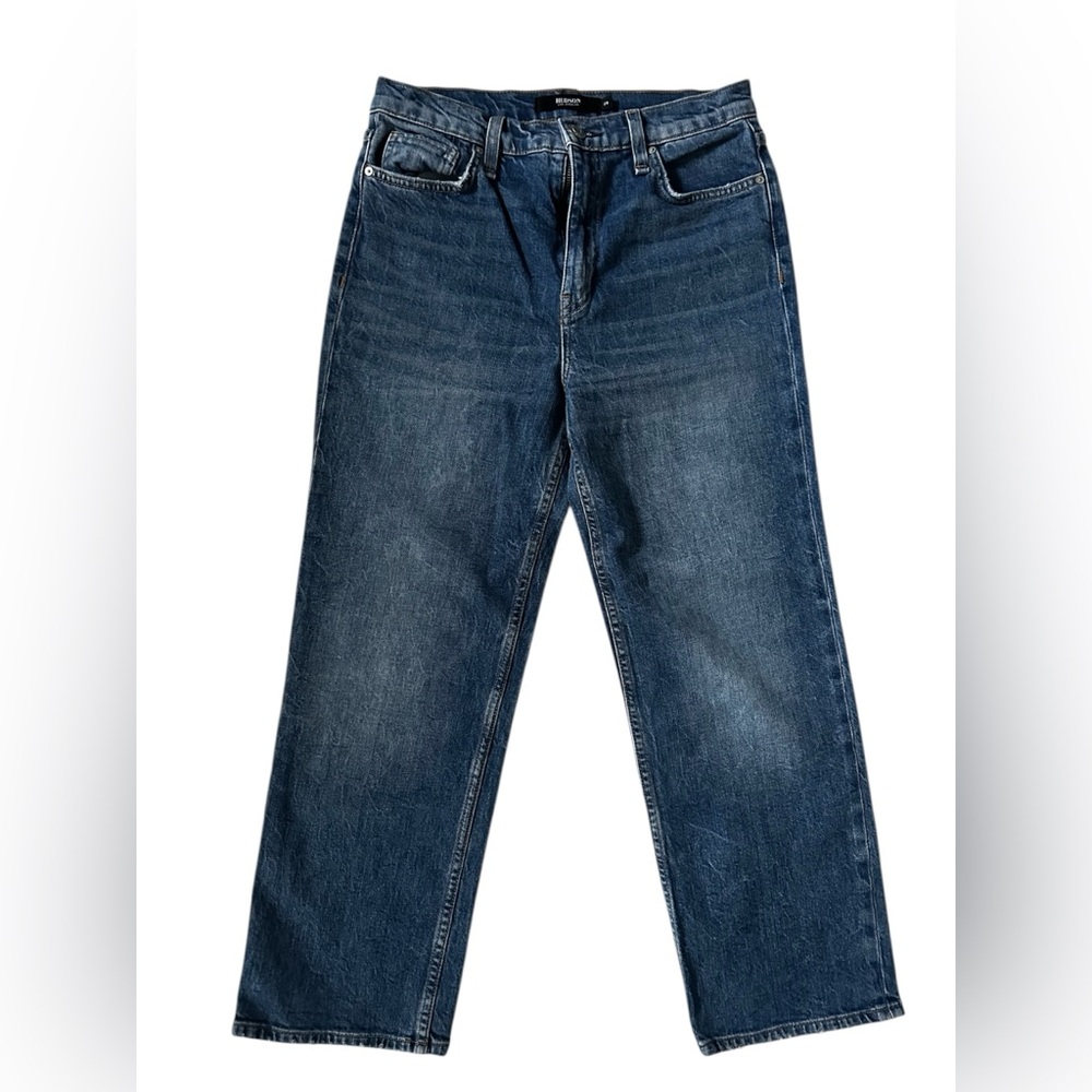 Hudson Blue High Rise Straight Jeans